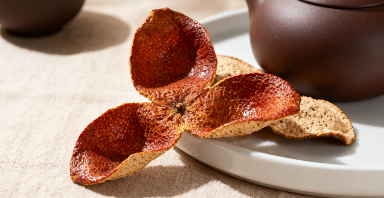 陈皮加一物，宣肺化痰，滋阴润燥，健脾和胃